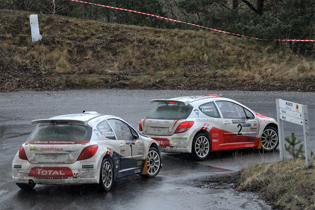 I 2012 havde Christian Jensen og Esben Hegelund en tæt duel om sejren i Designa AutoPartner Rally GP i Kongensbro